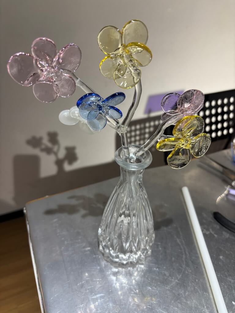 元旦陪女儿烧玻璃